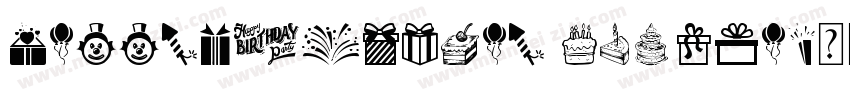 HappyBirthday Regula字体转换